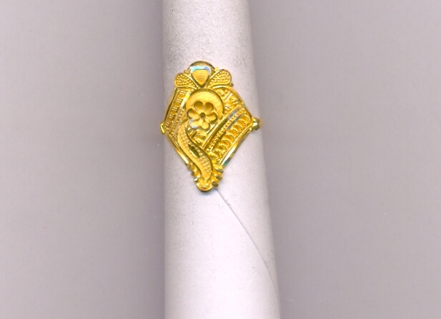 GOLD RING LADIES PLAIN FANCY