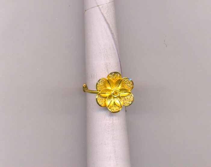 GOLD RING LADIES PLAIN FANCY