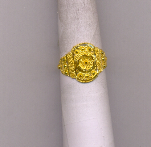 GOLD RING LADIES PLAIN FANCY