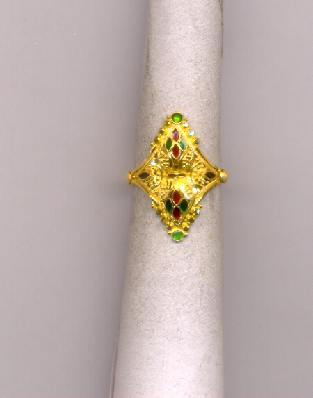 GOLD RING LADIES PLAIN FANCY