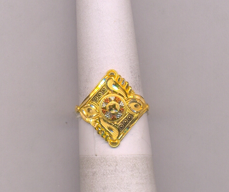 GOLD RING LADIES PLAIN FANCY