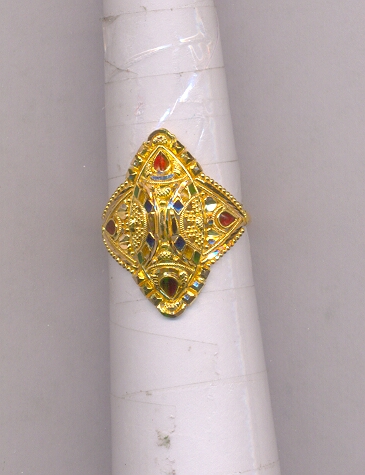 GOLD RING LADIES PLAIN FANCY