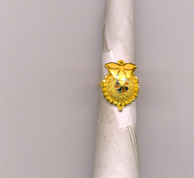 GOLD RING LADIES PLAIN FANCY