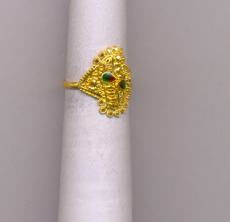 GOLD RING LADIES PLAIN FANCY
