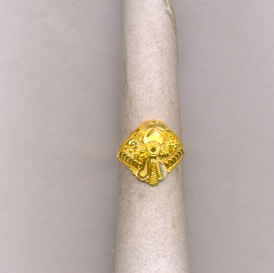 GOLD RING LADIES PLAIN FANCY