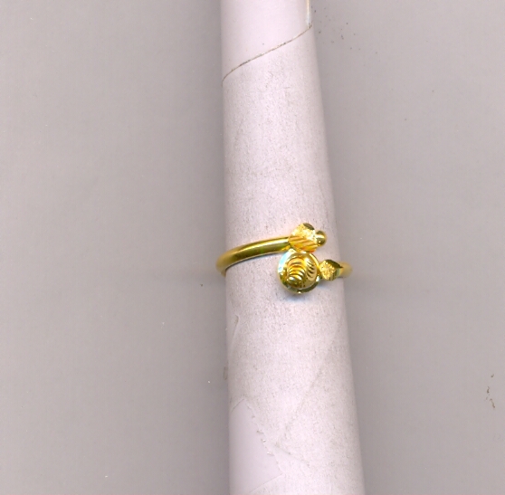 GOLD RING LADIES PLAIN FANCY