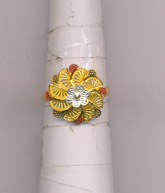 GOLD RING LADIES PLAIN FANCY