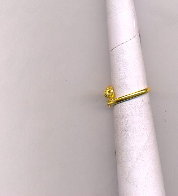 GOLD RING LADIES PLAIN FANCY