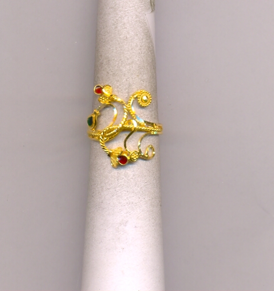 GOLD RING LADIES PLAIN FANCY