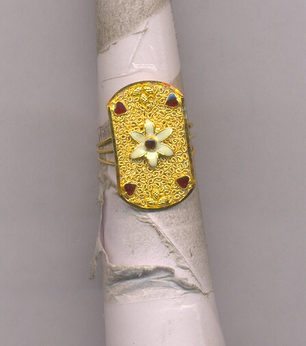 GOLD RING LADIES PLAIN FANCY