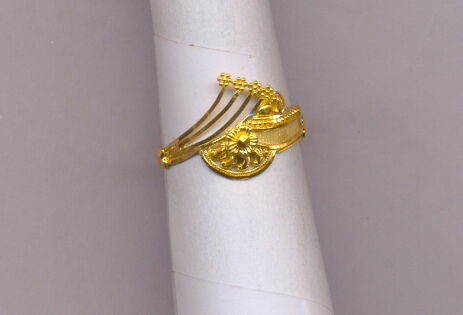 GOLD RING LADIES PLAIN FANCY