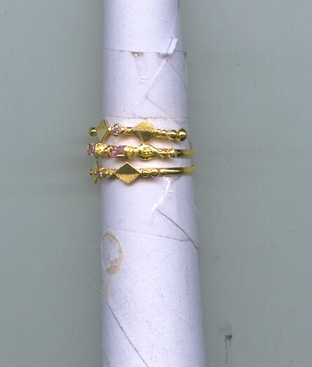 GOLD RING LADIES PLAIN FANCY
