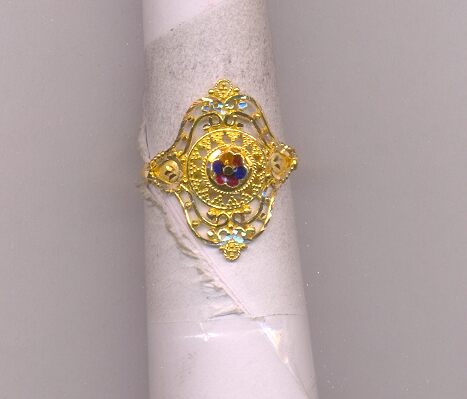 GOLD RING LADIES PLAIN FANCY
