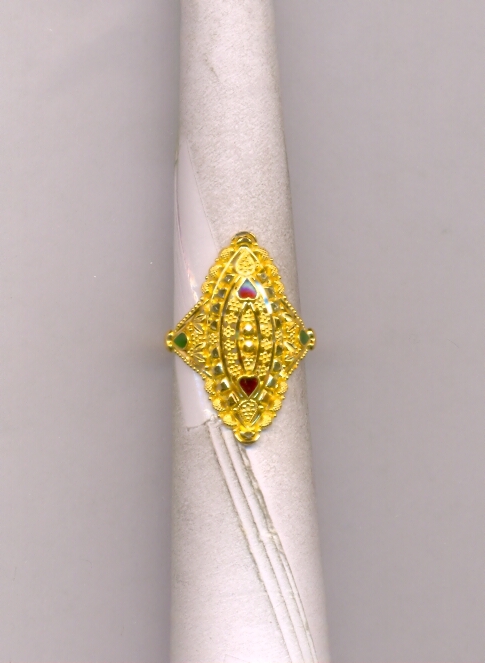 GOLD RING LADIES PLAIN FANCY