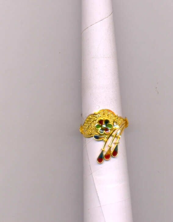 GOLD RING LADIES PLAIN FANCY