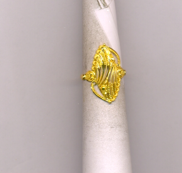 GOLD RING LADIES PLAIN FANCY