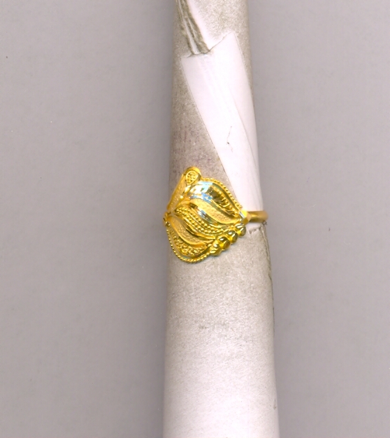 GOLD RING LADIES PLAIN FANCY