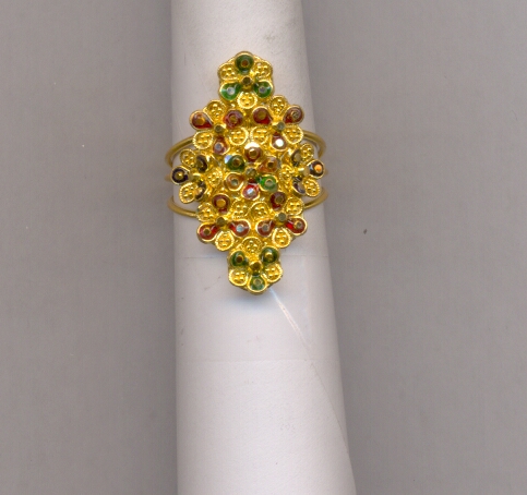 GOLD RING LADIES PLAIN FANCY