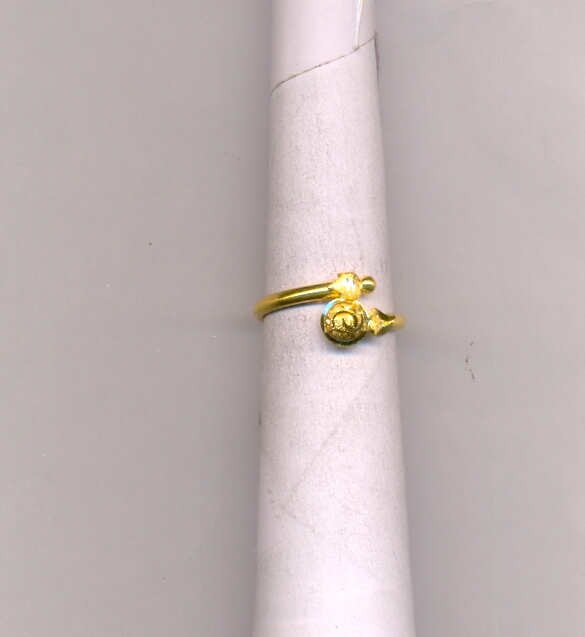 GOLD RING LADIES PLAIN FANCY