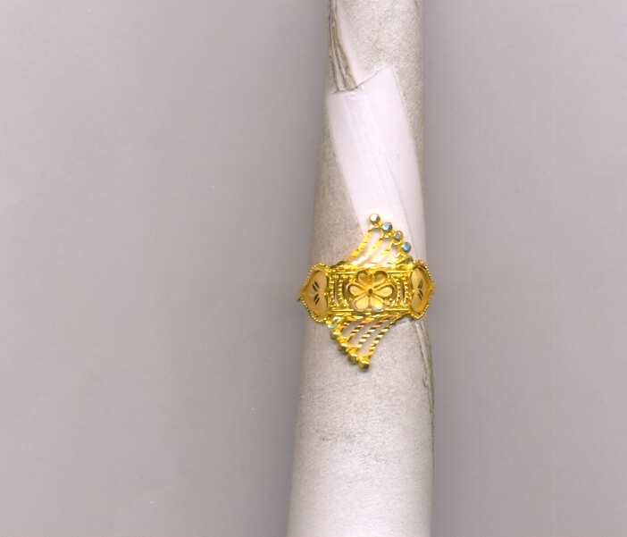 GOLD RING LADIES PLAIN FANCY