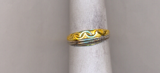 GOLD RING LADIES PLAIN FANCY