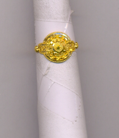 GOLD RING LADIES PLAIN FANCY