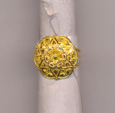 GOLD RING LADIES PLAIN FANCY