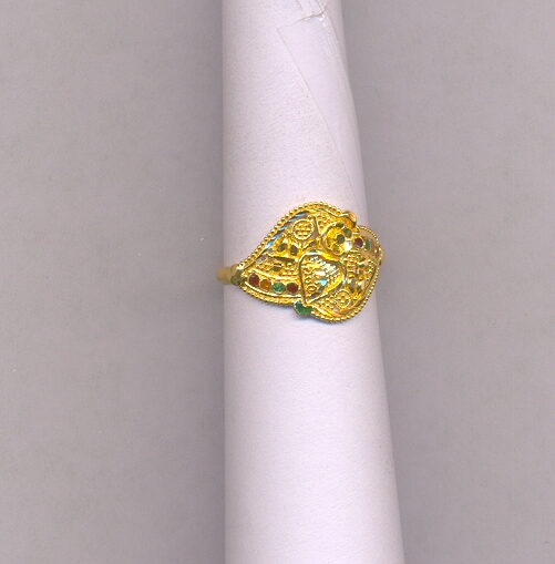 GOLD RING LADIES PLAIN FANCY