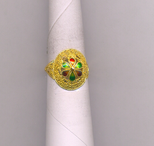 GOLD RING LADIES PLAIN FANCY