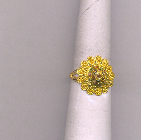 GOLD RING LADIES PLAIN FANCY