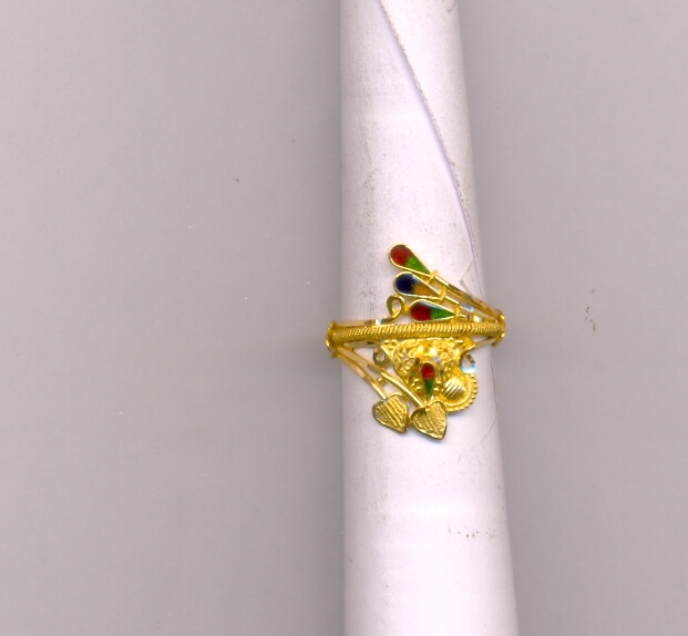 GOLD RING LADIES PLAIN FANCY