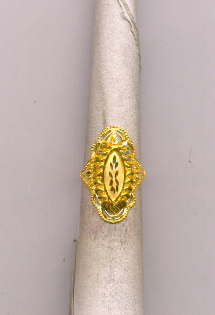 GOLD RING LADIES PLAIN FANCY