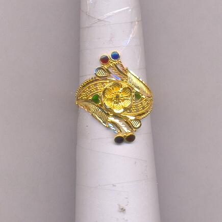 GOLD RING LADIES PLAIN FANCY