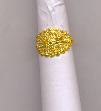 GOLD RING LADIES PLAIN FANCY