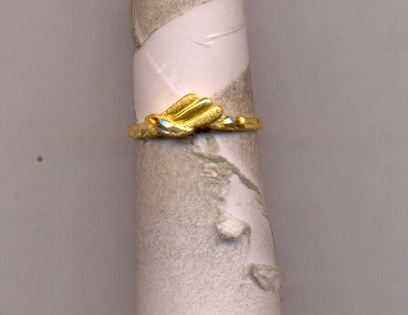 GOLD RING LADIES PLAIN FANCY