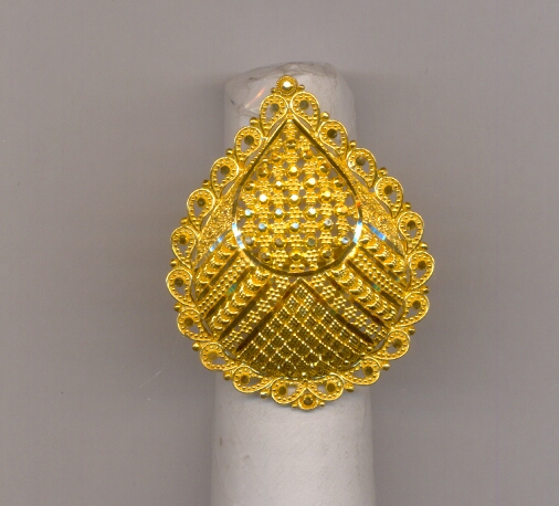 GOLD RING LADIES PLAIN FANCY