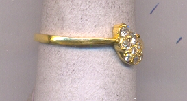 GOLD RING LADIES PLAIN FANCY