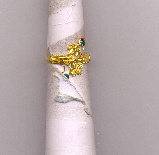 GOLD RING LADIES PLAIN FANCY