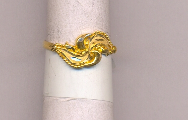 GOLD RING LADIES PLAIN FANCY