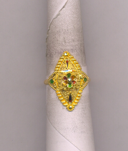 GOLD RING LADIES PLAIN FANCY