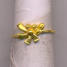 GOLD RING LADIES PLAIN FANCY