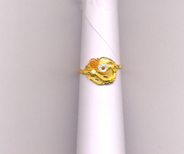 GOLD RING LADIES PLAIN FANCY