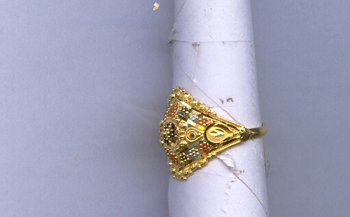 GOLD RING LADIES PLAIN FANCY