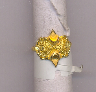 GOLD RING LADIES PLAIN FANCY