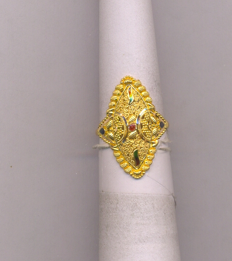 GOLD RING LADIES PLAIN FANCY