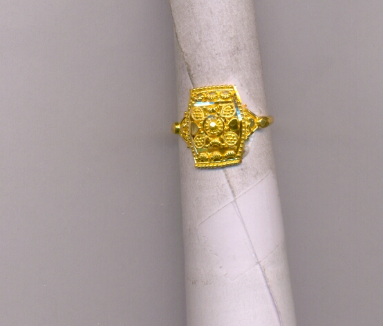 GOLD RING LADIES PLAIN FANCY