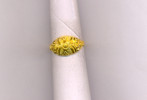 GOLD RING LADIES PLAIN FANCY