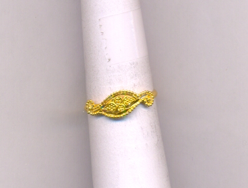 GOLD RING LADIES PLAIN FANCY