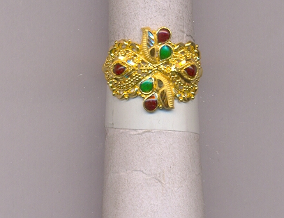 GOLD RING LADIES PLAIN FANCY