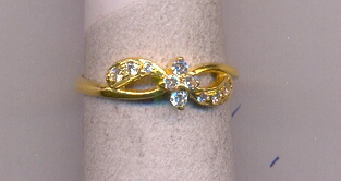 GOLD RING LADIES PLAIN FANCY